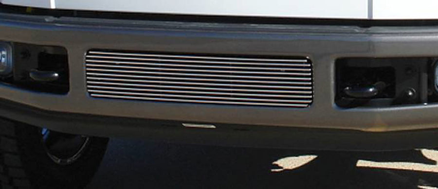 Horizontal T-Rex 25564 Aluminum Polished Finish Billet Bumper Grille Bolt-on for Ford Super Duty