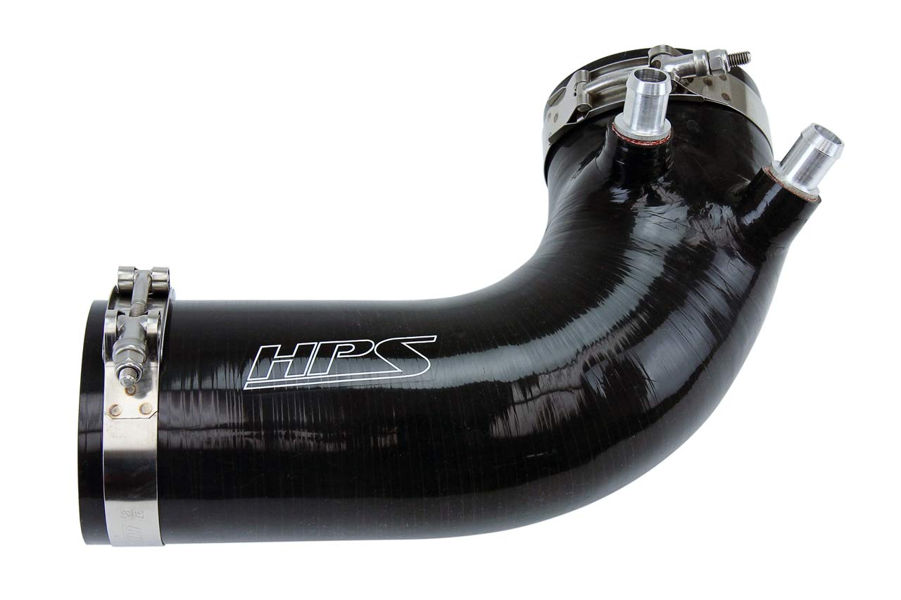 HPS Performance Silicone Blue Air Intake Hose Post MAF Tube Compatible for Lexus 2016-2020 GS F 2015-2024 RC F 2022 IS500 5.0L V8, 57-1499-BLUE