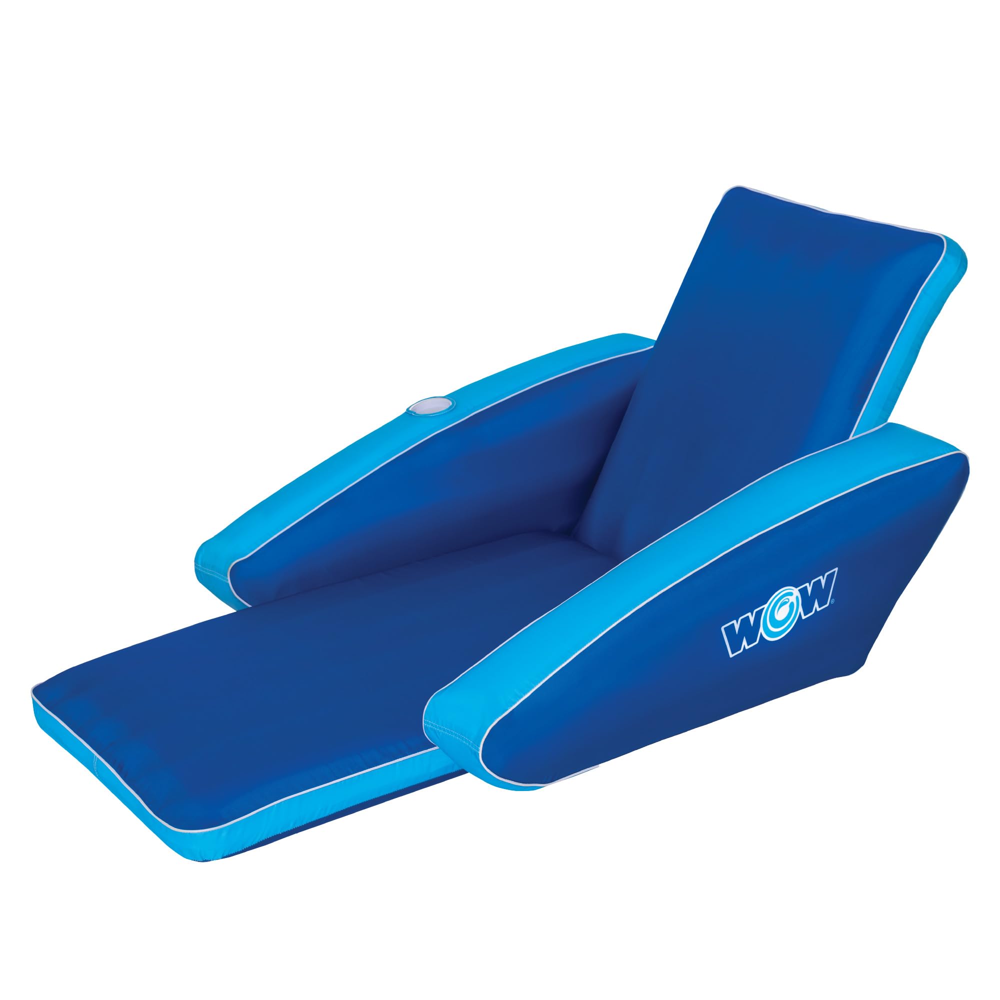 Inflatable Pool Party Lounge - Wow Sports - Single Salon Lounge Chair - Summer Accessory for Kids & Adults