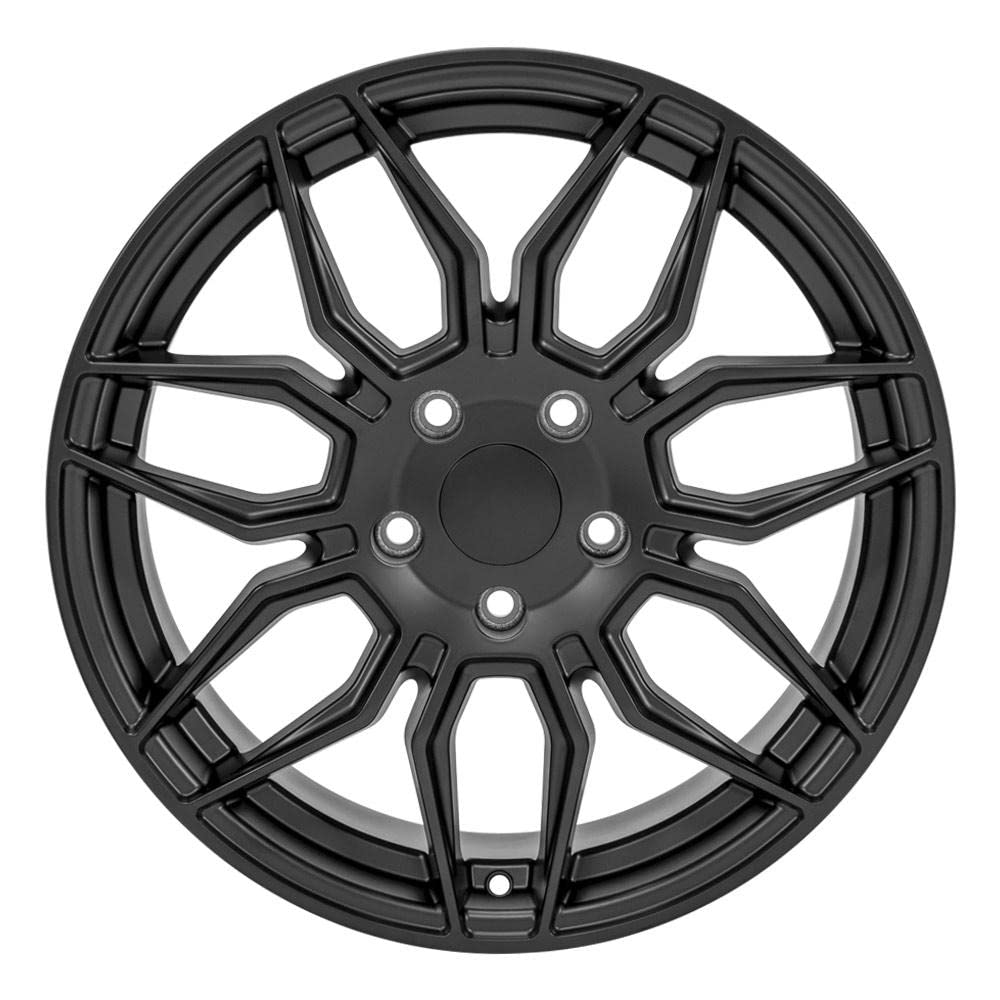 CV03C OE Wheels 18" Replica Wheel Fits Chevrolet C7 Corvette 18X8.5 Satin Black Wheel 18085-5475-52B1