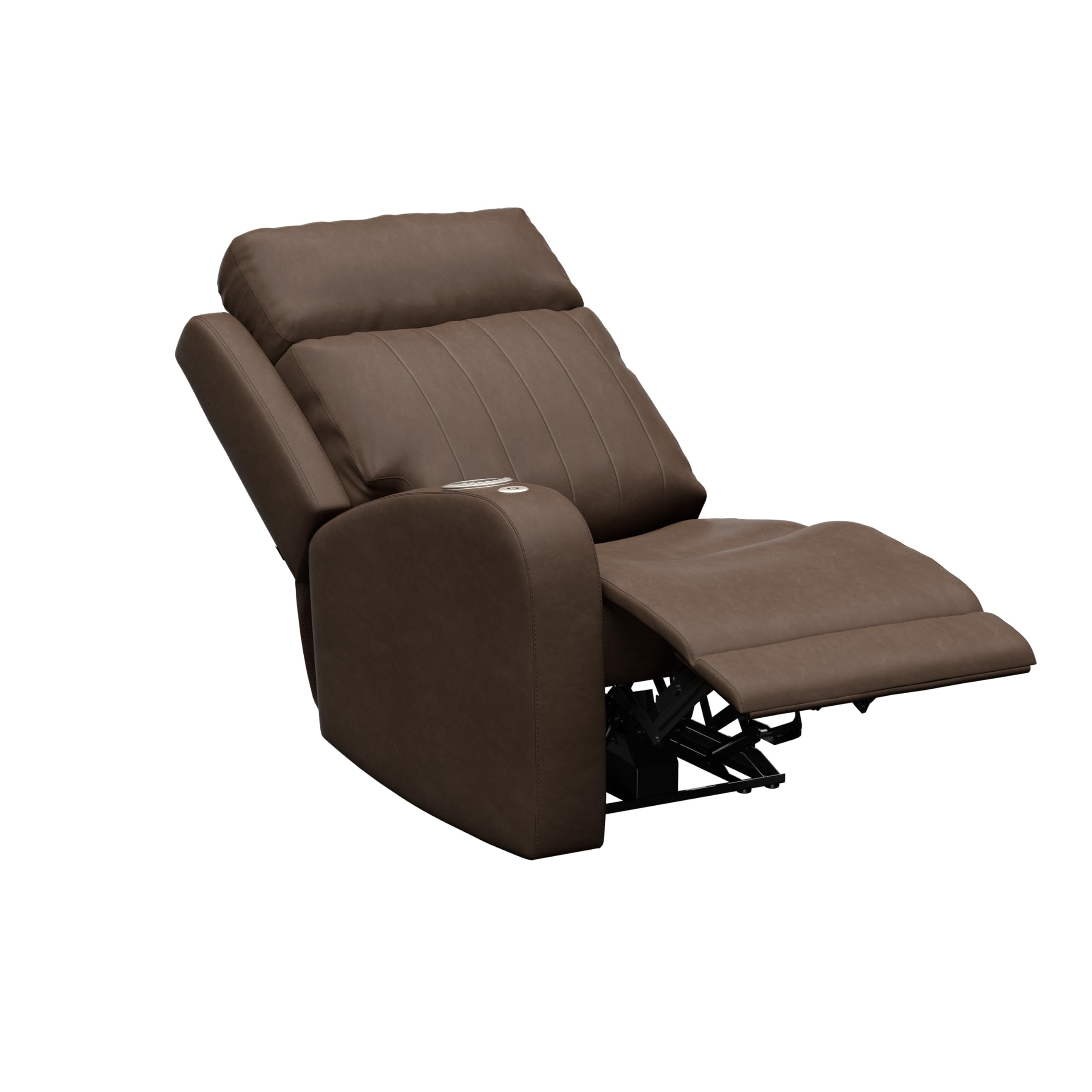 THOMAS PAYNE Seismic Series Signature Satula RV Theater Seating Right Arm Recliner with Power Adjustable Lumbar, Headrest, Reclining, Heating, Massage, Integrated Cupholder Controls - 2024044192