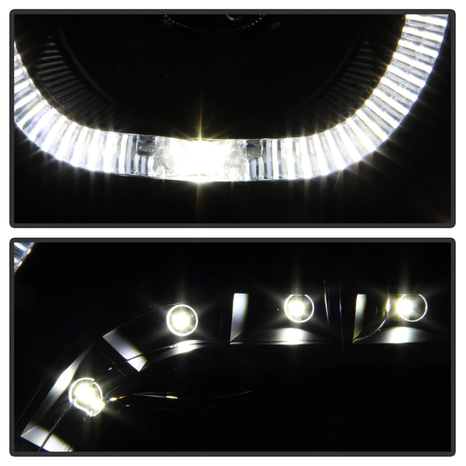 Xtune SPYDER Projector Headlights for Dodge Ram 2009-2014 [Halo LED]