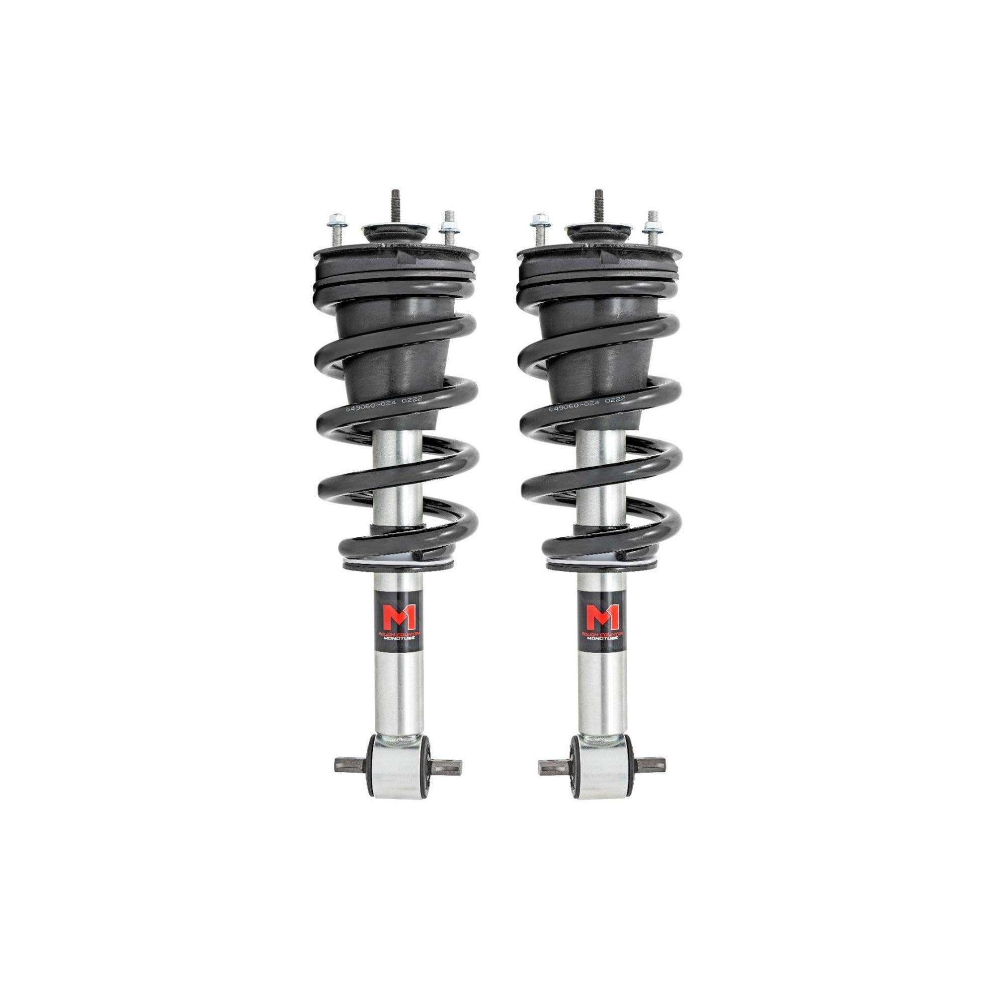 Rough Country Adjustable M1 Leveling Struts for GMC Yukon/Yukon XL 1500 (2021-2025) w/2" Lift - Enhanced Control & Clearance, Set of 2