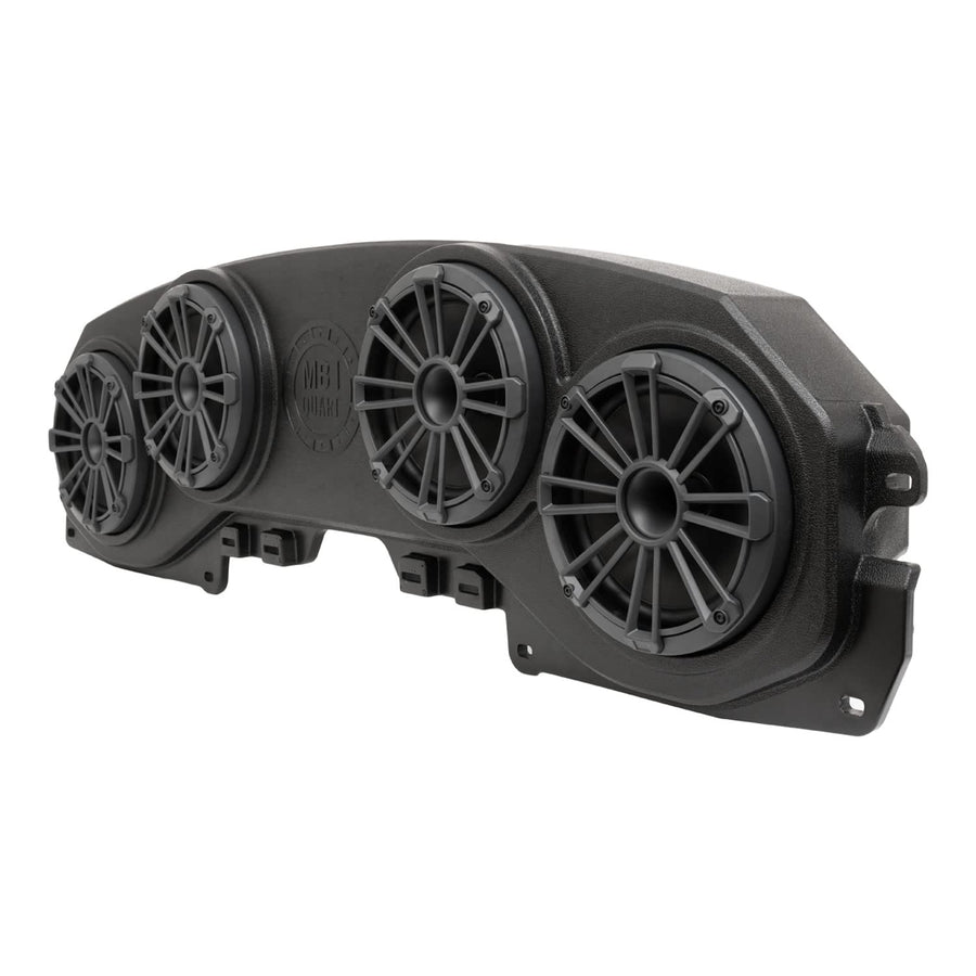 MB Quart Rear Overhead Soundbar MBQJ-48H with 8" Compression Horn Speakers, Plug & Play for Jeep Wrangler JL/Gladiator JT, Customizable Grilles - Premium Audio Upgrade
