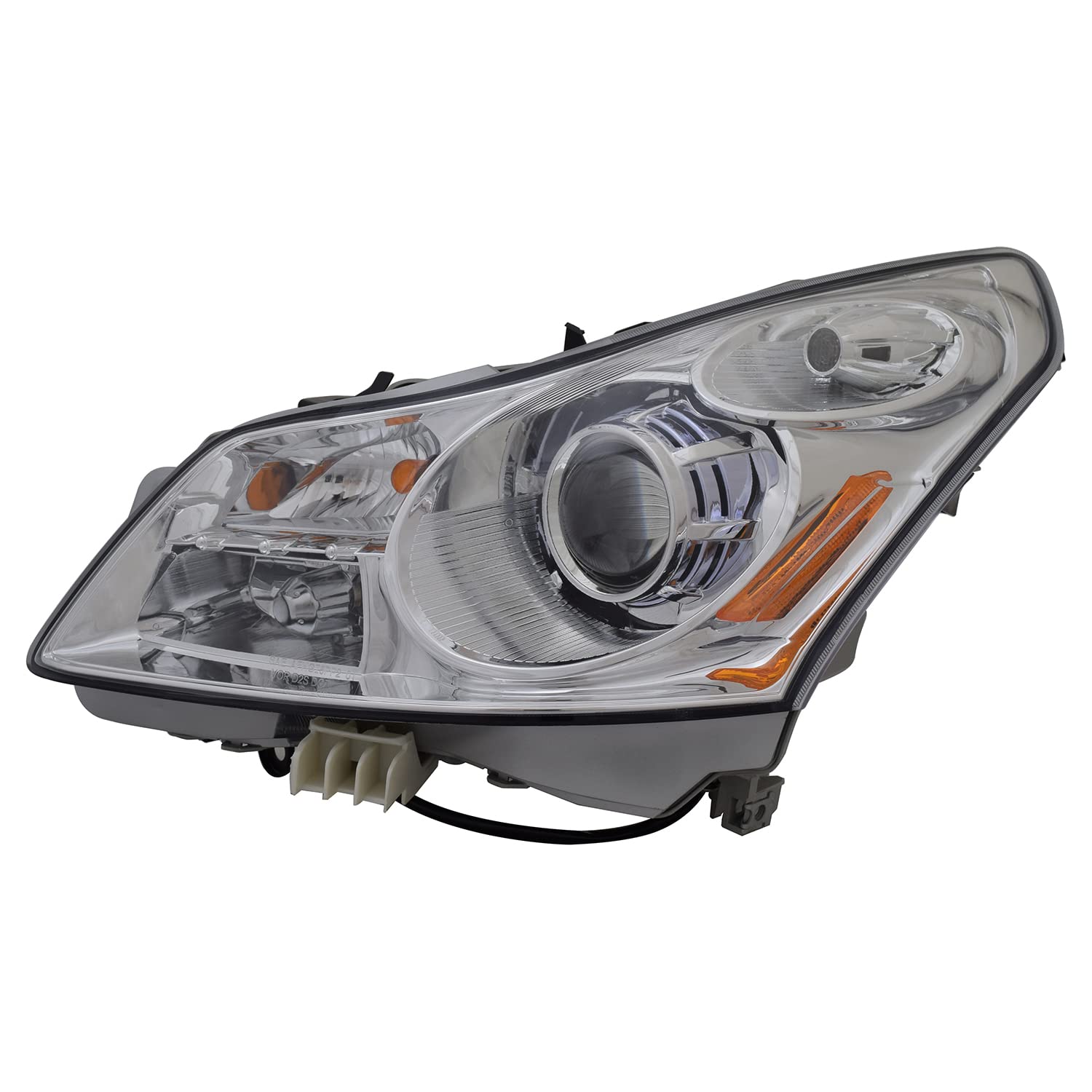 Left TYC Headlight Assembly Compatible with 2007-2008 Infiniti G35