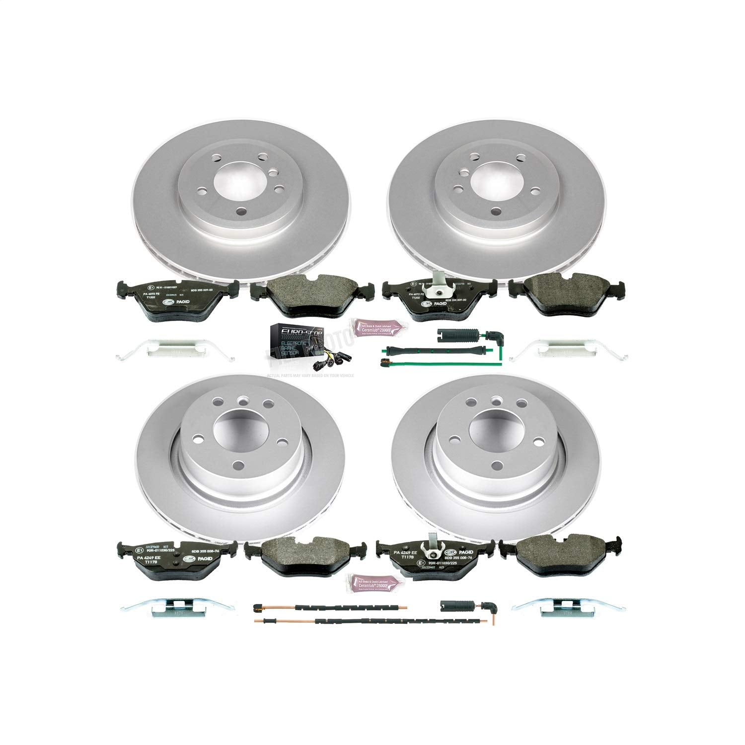 Power Stop ESK935 Euro-Stop Front & Rear Brake Kit For BMW Z4 2006-2008 [Model Specific]