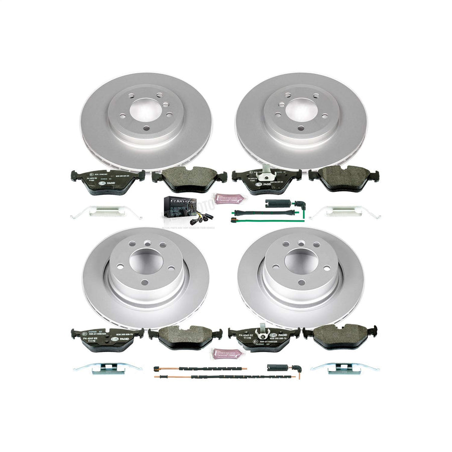 Power Stop ESK935 Euro-Stop Front & Rear Brake Kit For BMW Z4 2006-2008 [Model Specific]