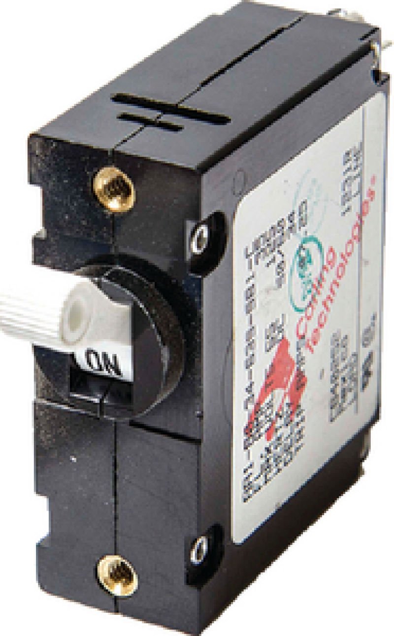 15 Amp DC Toggle Type Circuit Breaker, Sierra International CB40230 White