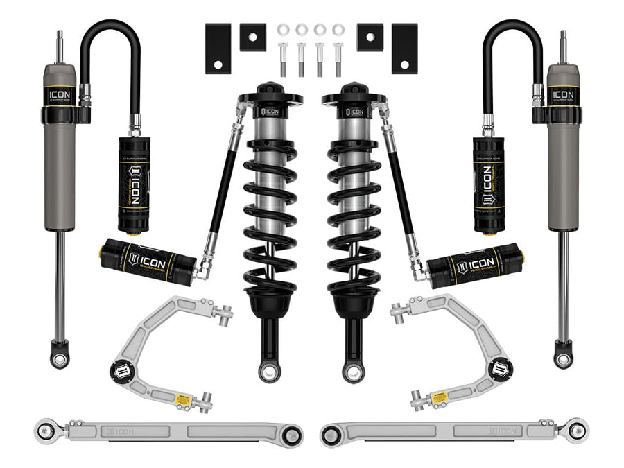 1.25-3.5" Lift ICON Stage 8, 2.5 Suspension System, Billet, Compatible with 22-23 Toyotaa Tundra, K53198
