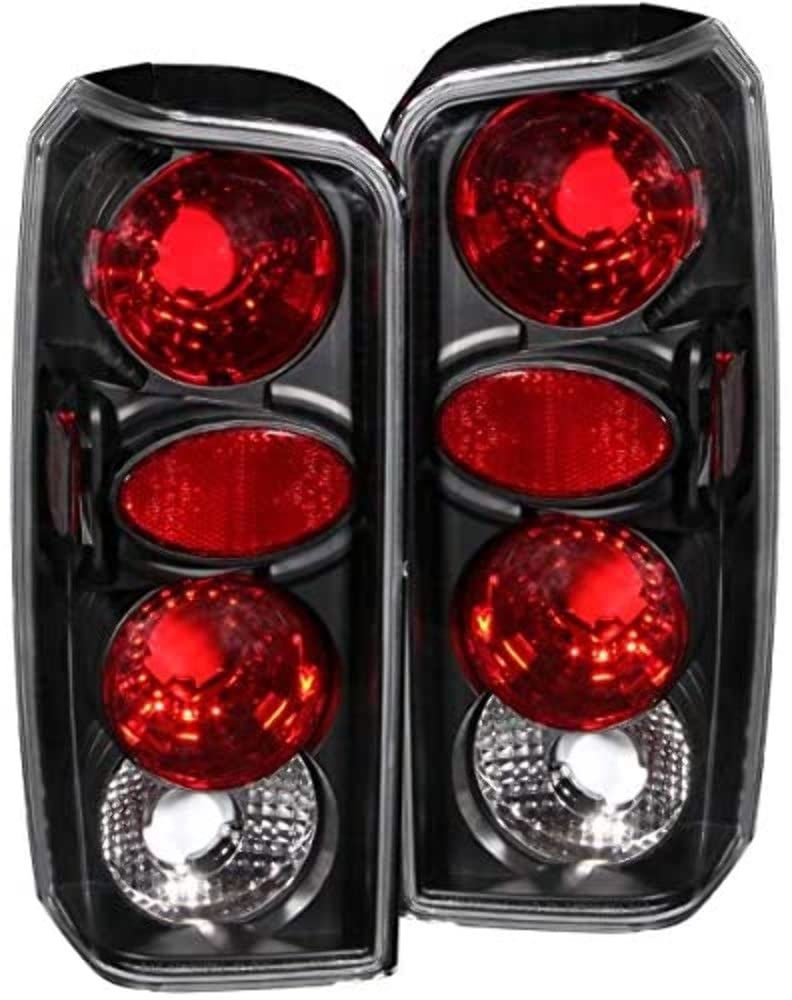 Black Euro Tail Light Set-Clear Lens ANZO USA 211103