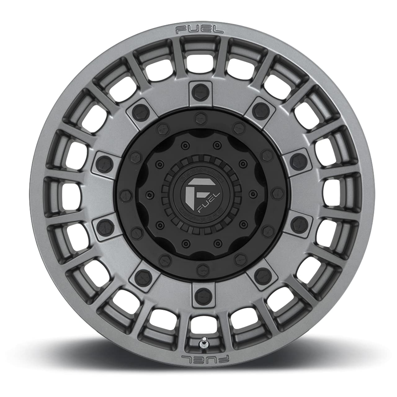 D726 MILITIA FUEL OFF-ROAD 17X9, 5X4.5/5.0, 4.53, -12mm MATTE ANTHRACITE AND BLACK - D72617902645