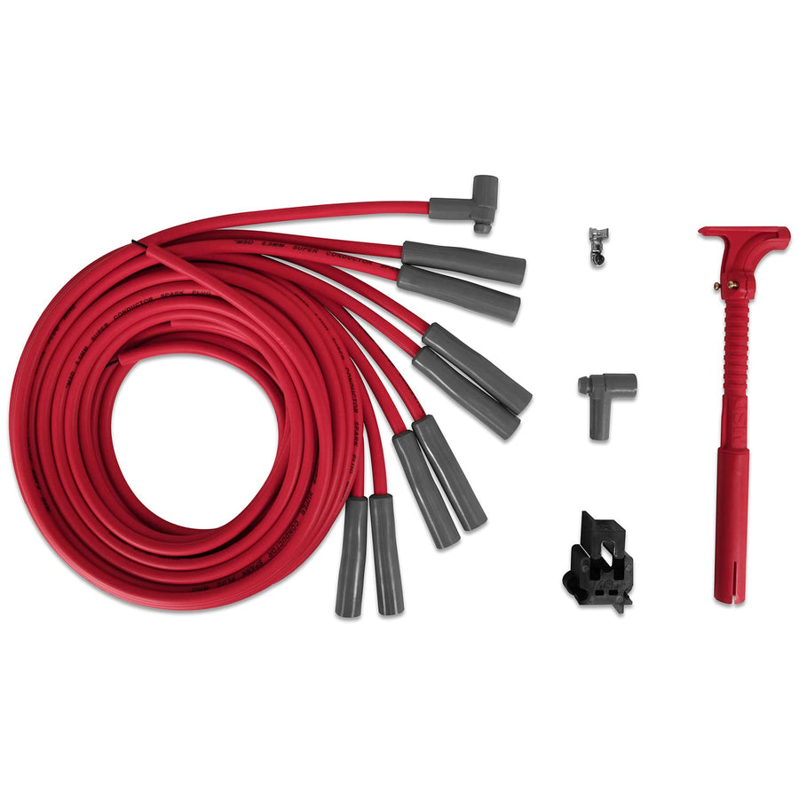 Super Conductor MSD 31539 Spark Plug Wire Set Pro Stock Head