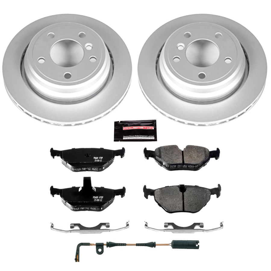 Power Stop CRK3126 Z23 Evolution Geomet Coated Brake Kit For BMW 525i 2001-2003, BMW 528i 1999-2000, BMW 540i 1999-2003 [Model Specific]