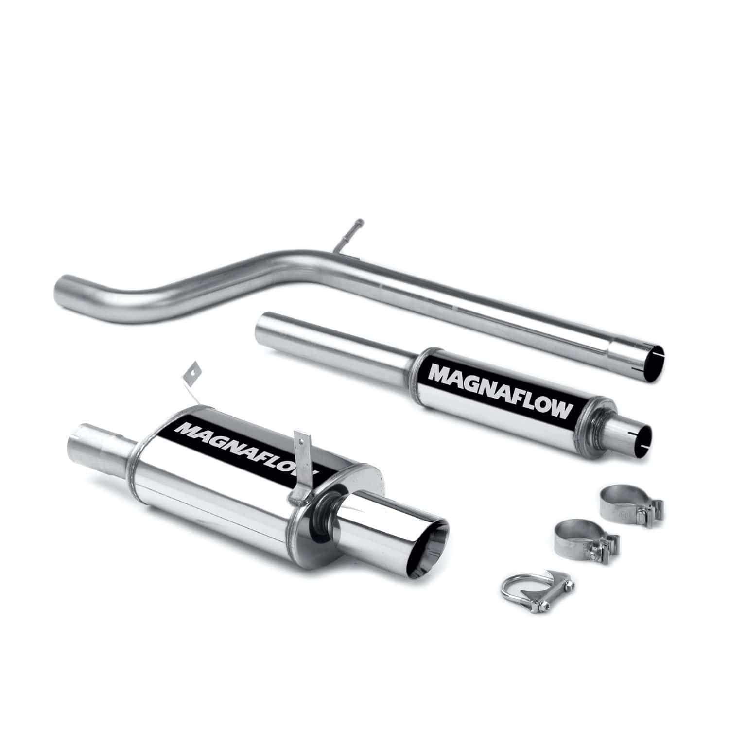 Performance MagnaFlow Exhaust System 16667: Cat-Back, Street Series, Compatible with 2006-2009 Mitsubishi Eclipse