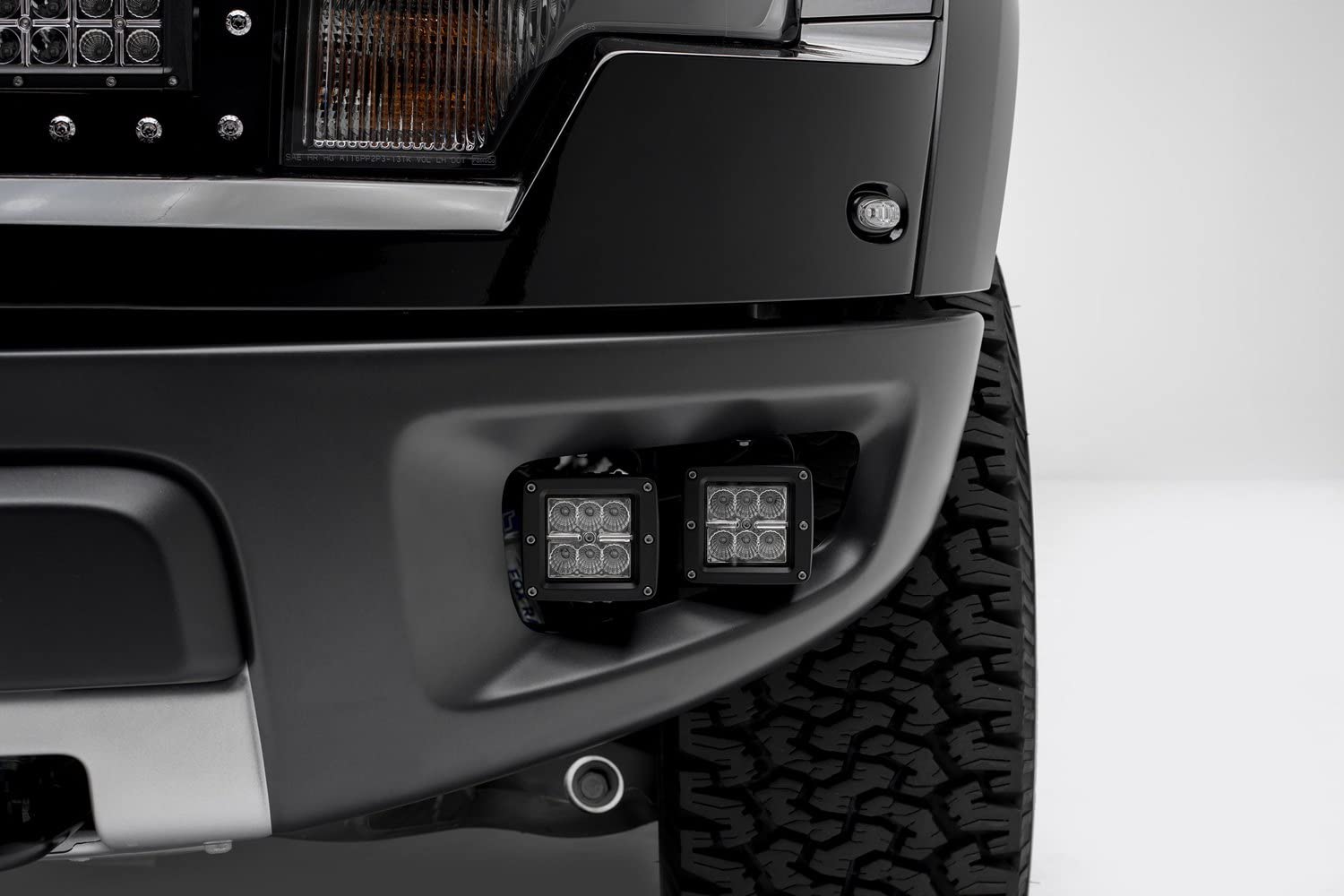 ZROADZ 2010-2014 FORD Z325671-KIT F150-RAPTOR Black Front Bumper LED Light Bar Kit