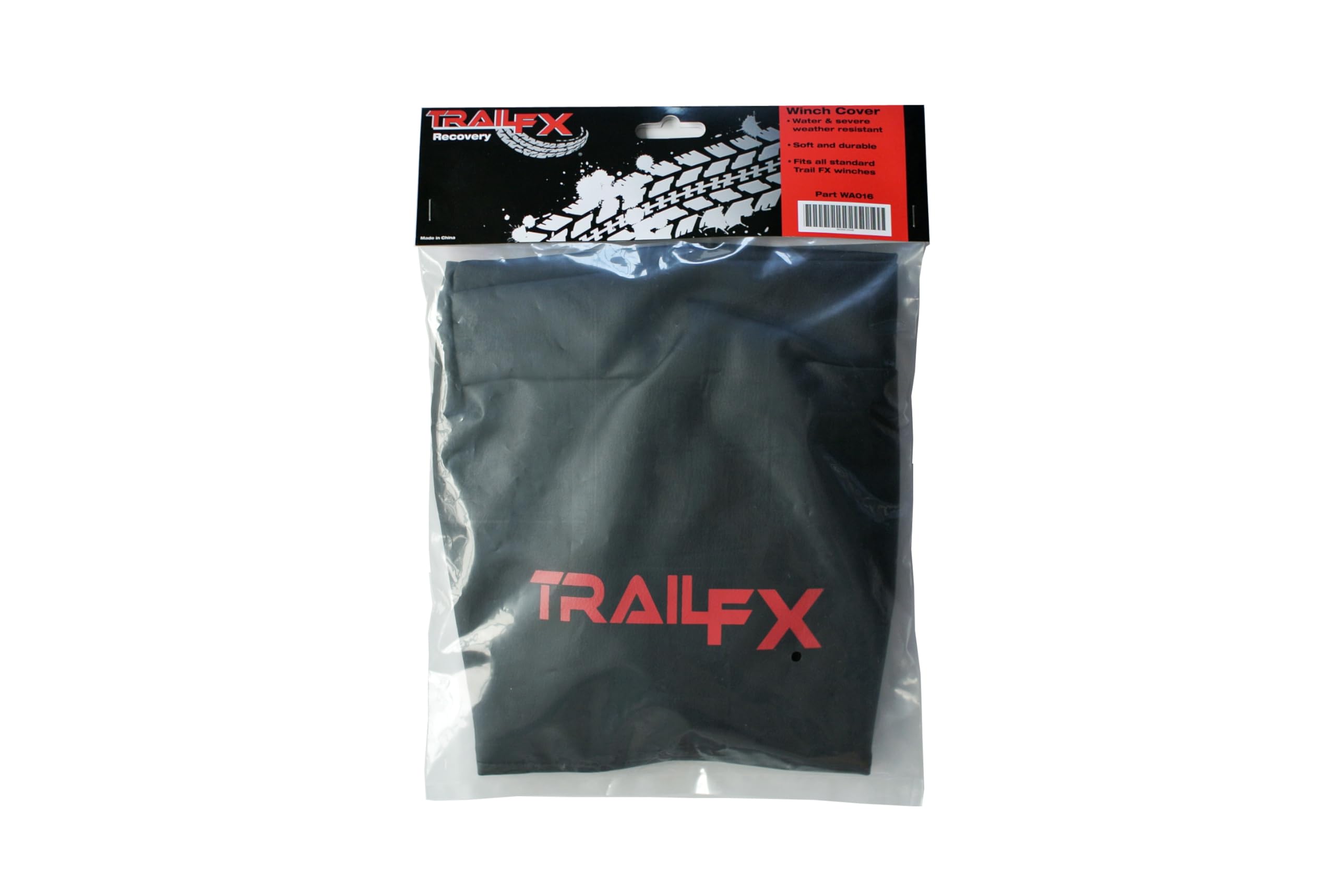 TrailFX Recovery Winch Cover Universal Fit Fits Neoprene W08B/W10B/W12B Winches TrailFX WA016