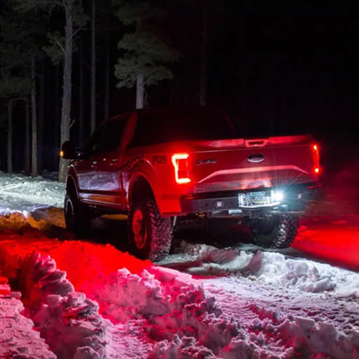 RECON - Ultra Bright White 6500K LED Illumination Fits 2015-2020 F150 Premium License Plate 2-PC Kit Increased Visibility
