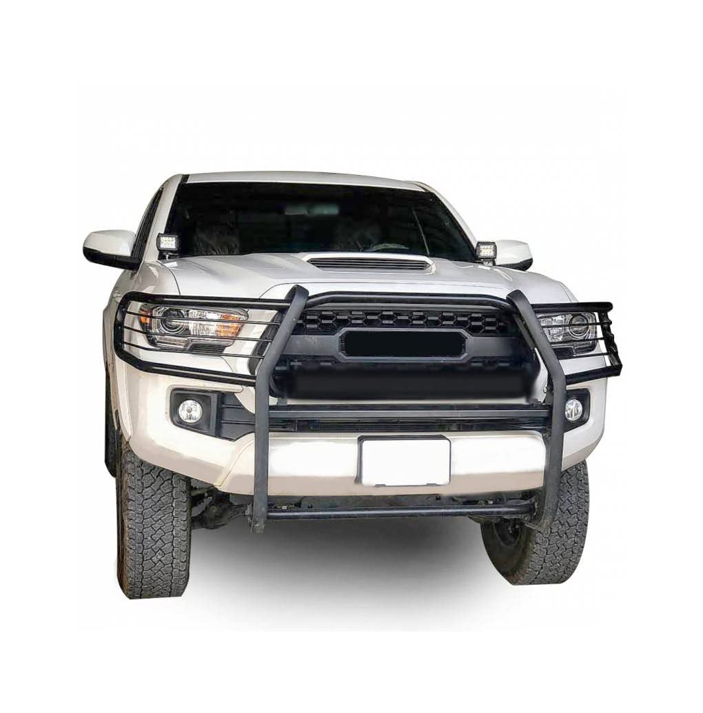 Grille Brush Black Horse Bumper Guard Modular Compatible with 2016-2023 Toyota Tacoma-17A096402MA