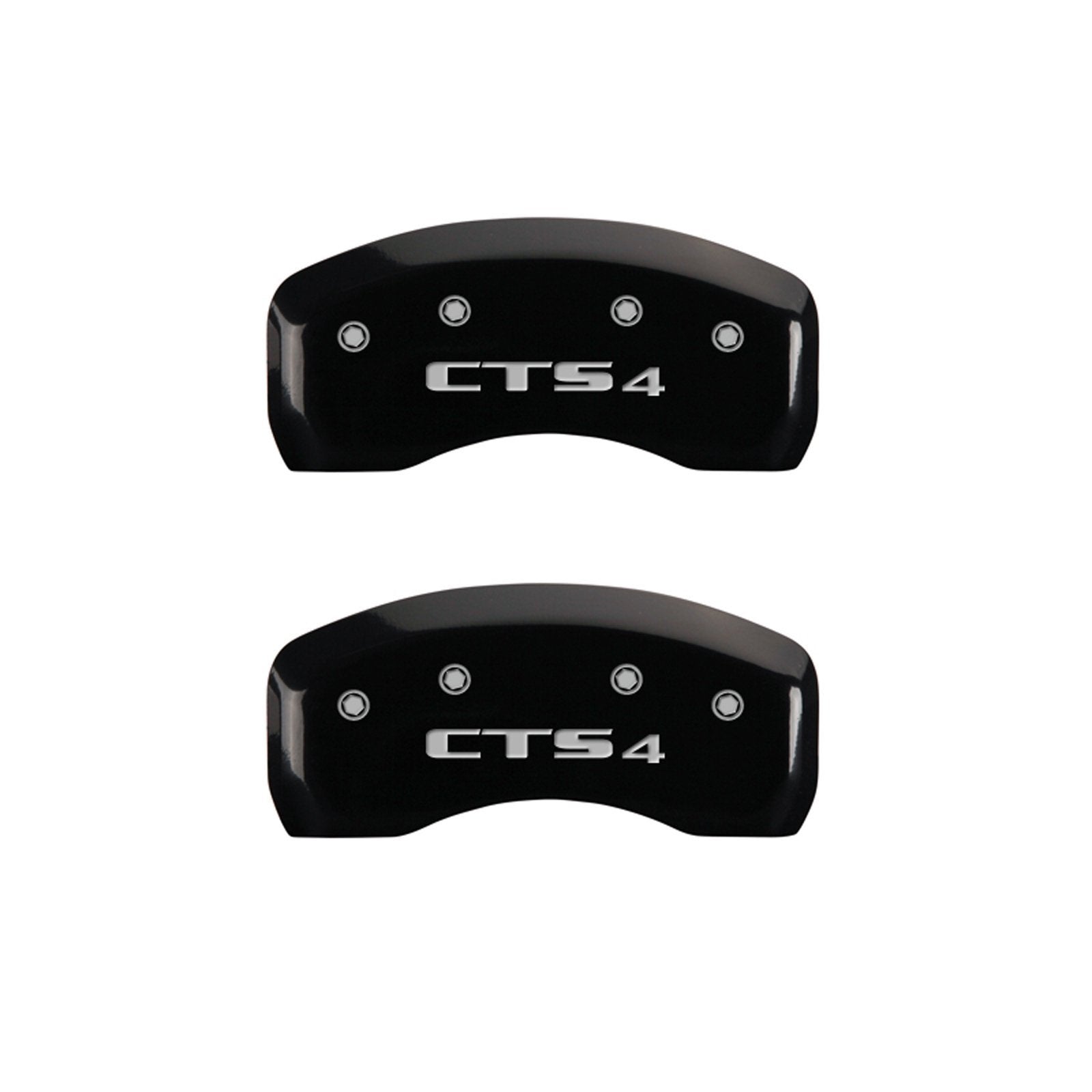 Caliper Covers MGP 35010SCT4BK with Black Powder Coat Finish, (Set of 4)