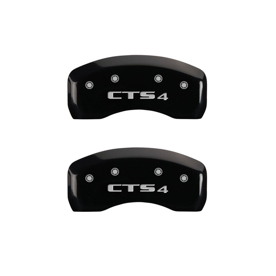 Caliper Covers MGP 35010SCT4BK with Black Powder Coat Finish, (Set of 4)
