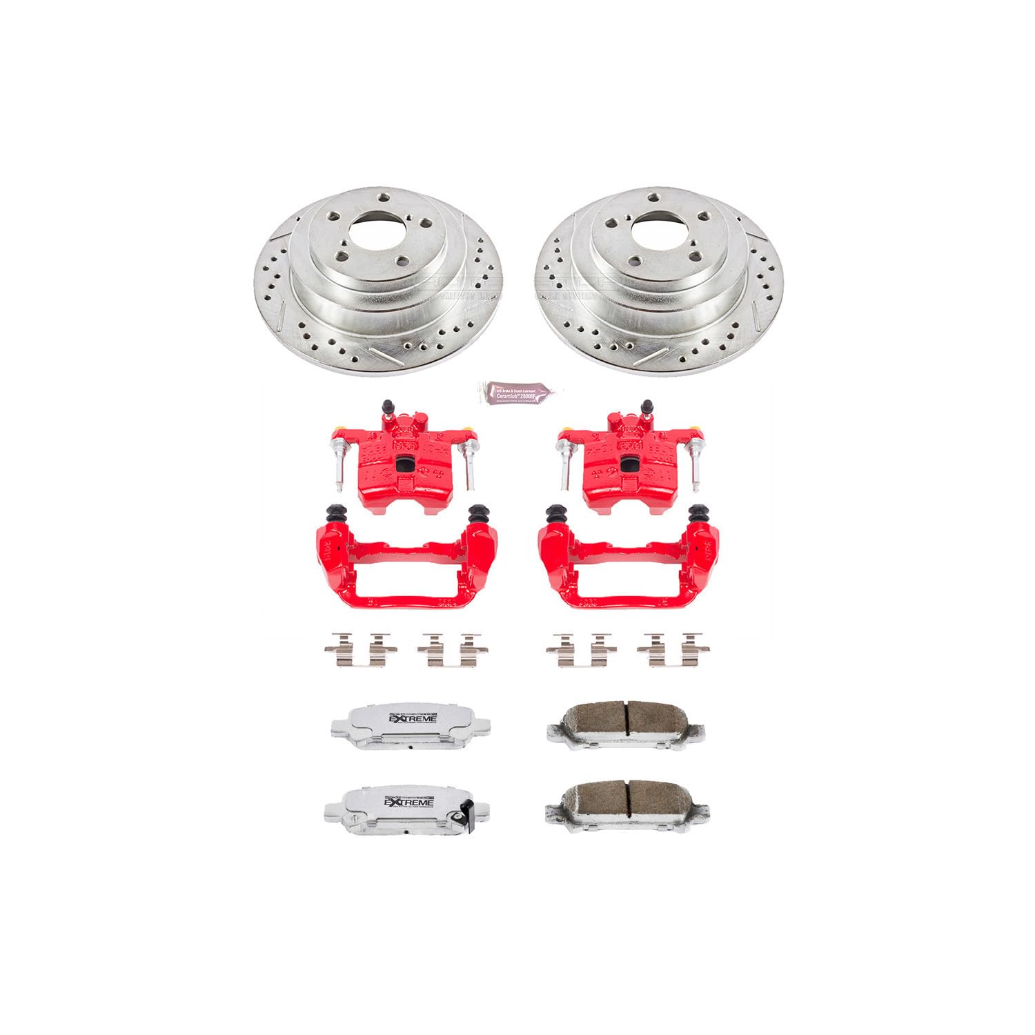 Power Stop Rear KC408-26 Z26 Street Warrior Brake Kit Acura Honda