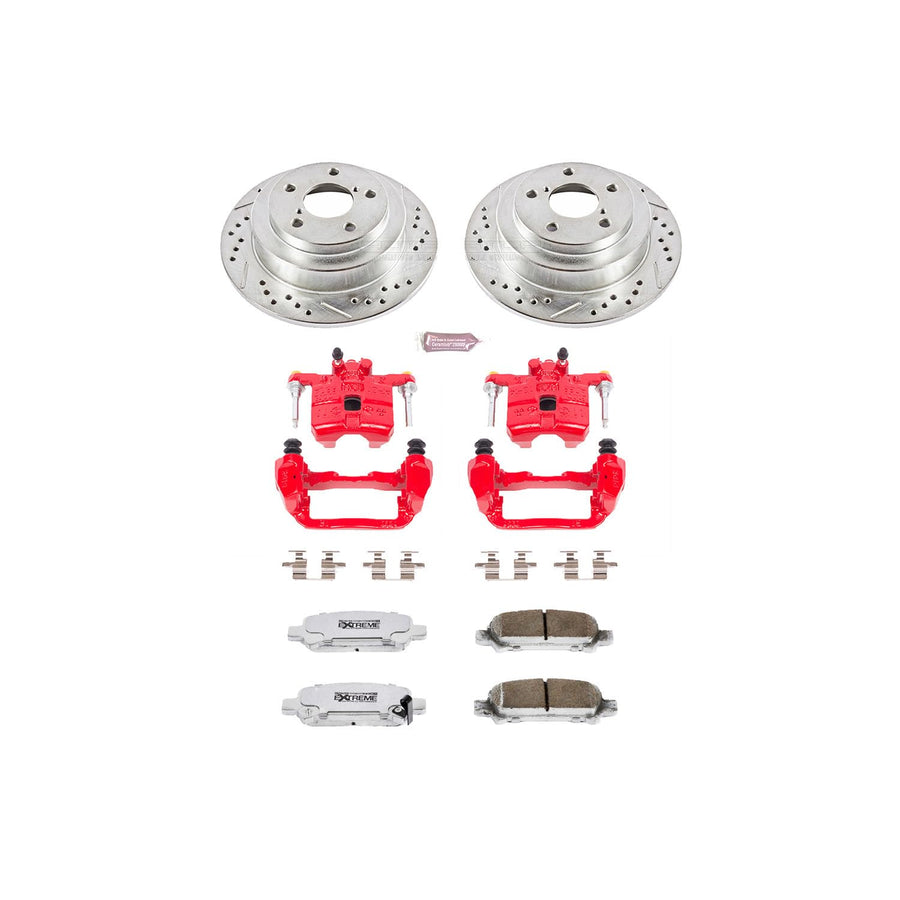Power Stop Rear KC408-26 Z26 Street Warrior Brake Kit Acura Honda