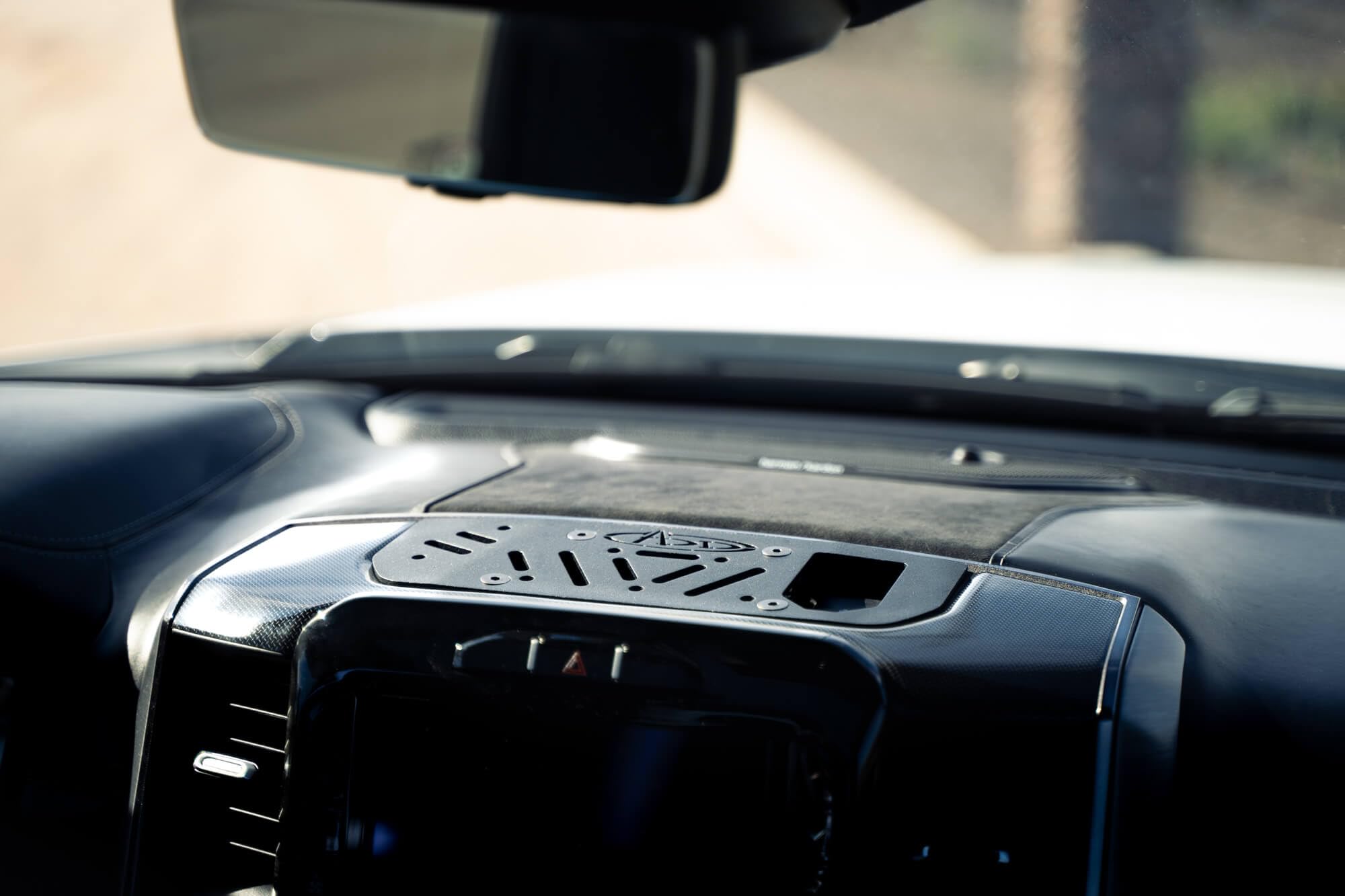 Digital Device Dash Mount Addictive Desert Designs for The 2019-2024 Ram 1500 & TRX | Compatible with RAM & Bulletpoint Device Mounts | Retains OEM 12V USB Charging Port | Made in The USA