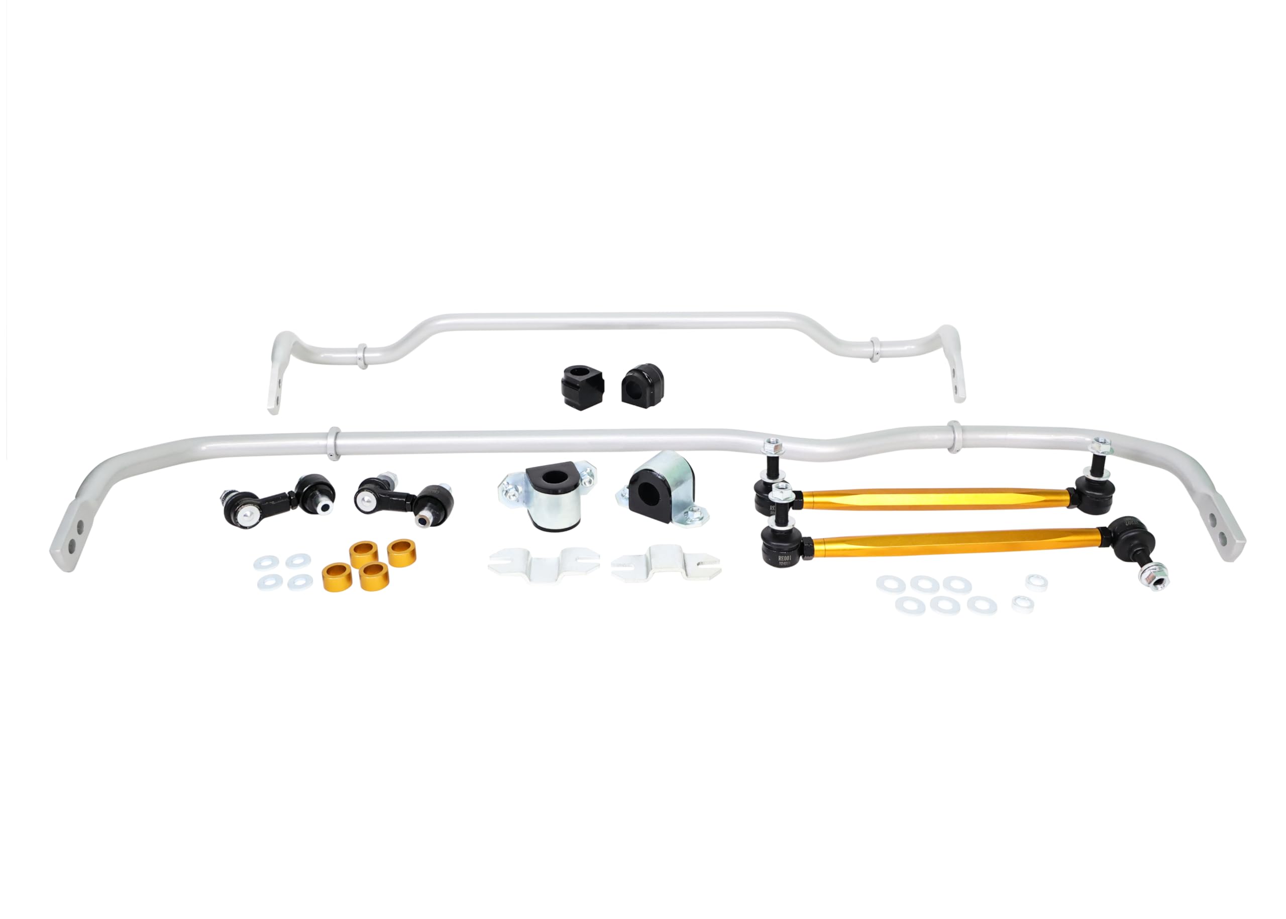BWK018 Whiteline Sway bar, bushings, Black