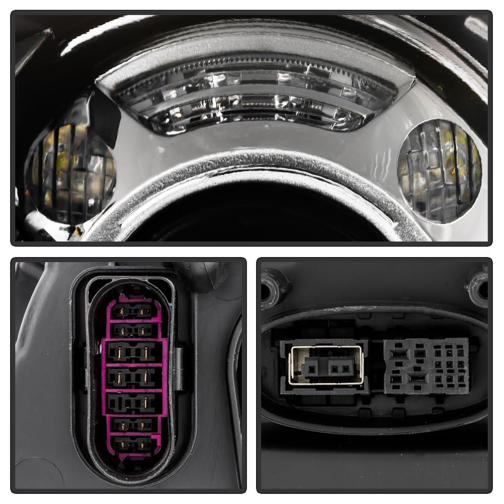 Porsche Cayenne Spyder (POE) 11-14 w/ 4 LED DRL AFS Projector Headlights - OE Left