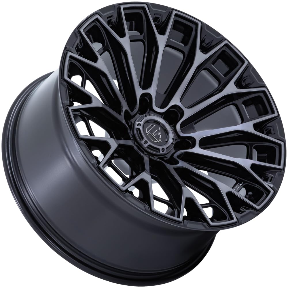 FC882 TRAX FUEL OFF-ROAD 20X10 6X5.5 4.79-18mm GLOSS BLACK MACHINED FACE DARK TINTED CLEAR - FC882BT20106818N