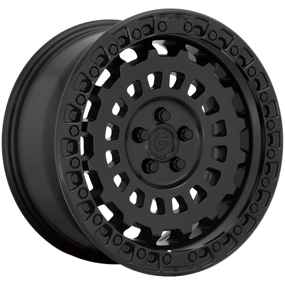 D633 FUEL ZEPHYR Black Wheel with Painted and TPMS Compatible (17 x 8. inches /5 x 100 mm, 38 mm Offset)