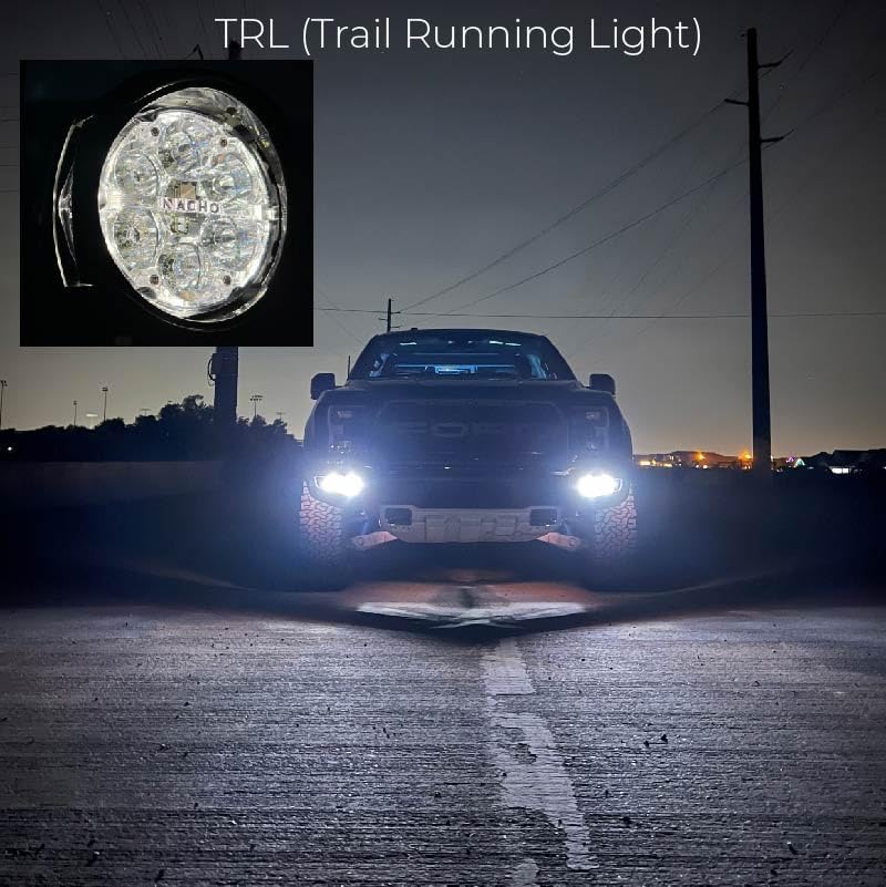 Nacho Quatro PM431 Spot Offroad LED Lightning 60W Each Effective Lumens 10,820 Peak Candela 212,000. Illuminate with Style Your 4x4 Off Road Adventures - Pair