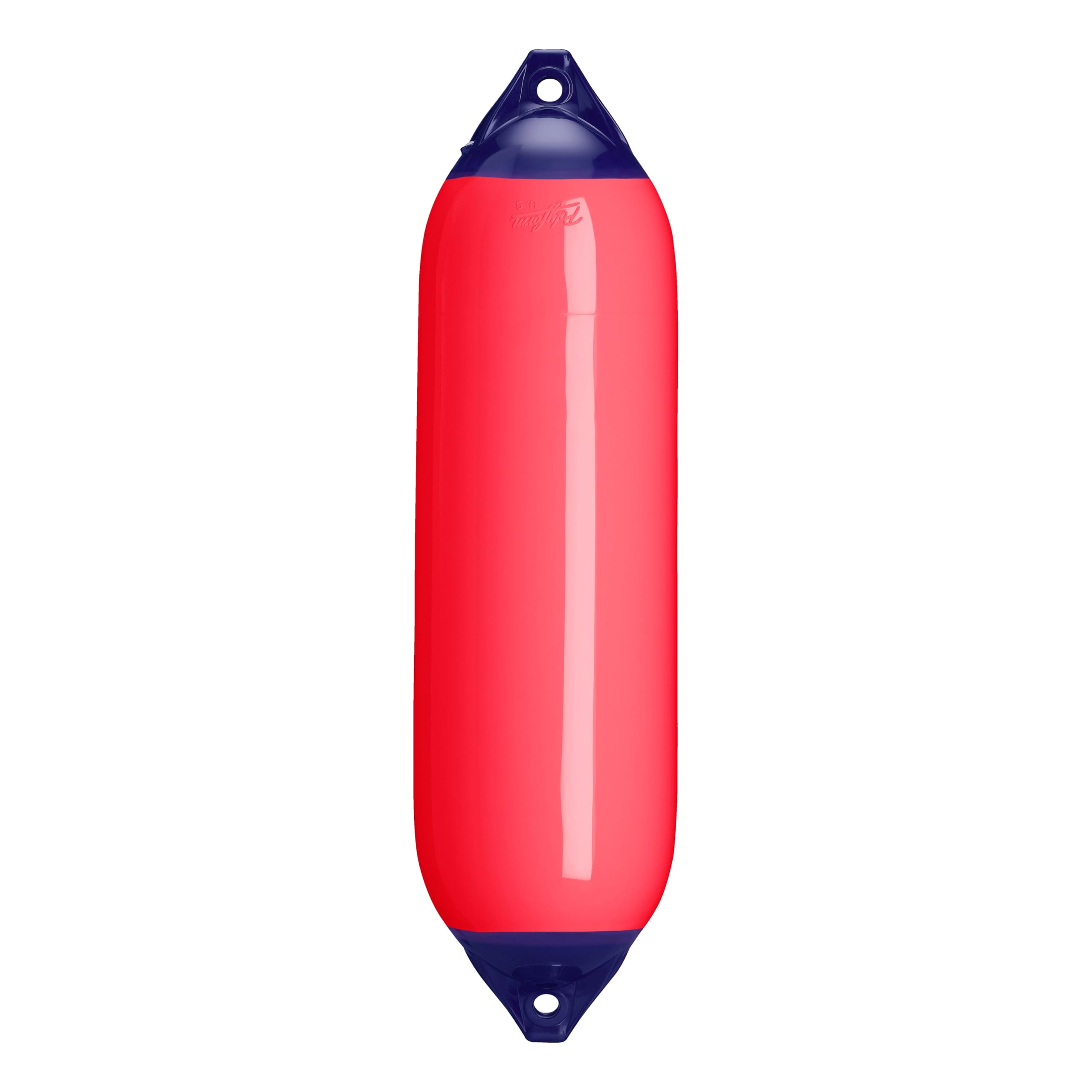 F-6 Standard Polyform Boat Fender Blue Ropehold - Red
