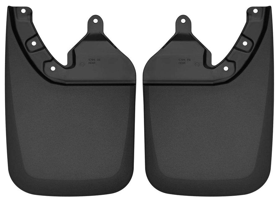Rear Mud Guards - Husky Liners | 2016-2023 Toyota Tacoma w/OE Fender Flares - Black, 2 Pc. | 57941