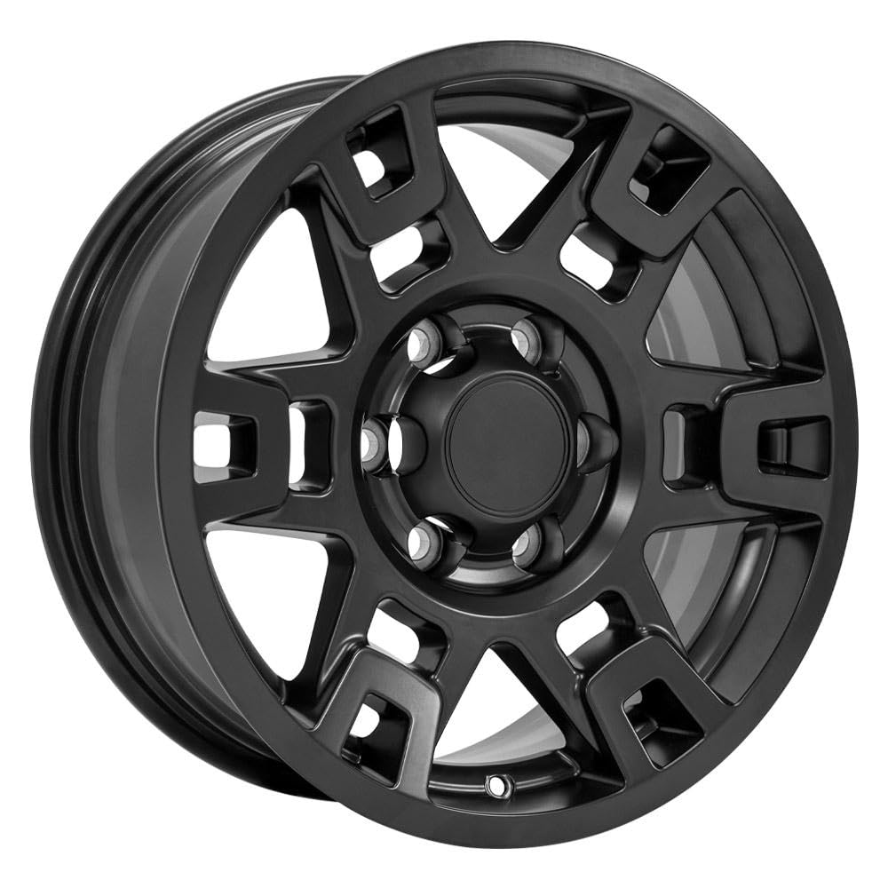 17 Inch OE Wheels Rim Fits 4Runner TRD Style 6x139.7 17x7 Matte Black - Hollander 75167 (1)
