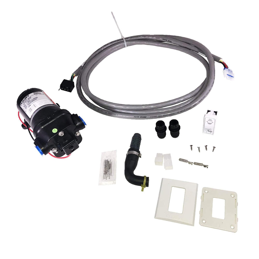 Thetford Marine 12V EASYFIT/Nano/Compass Heads Install KIT with RAW Water Pump, Wire Harness and ECO Switch, 38679