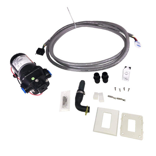Thetford Marine 12V EASYFIT/Nano/Compass Heads Install KIT with RAW Water Pump, Wire Harness and ECO Switch, 38679