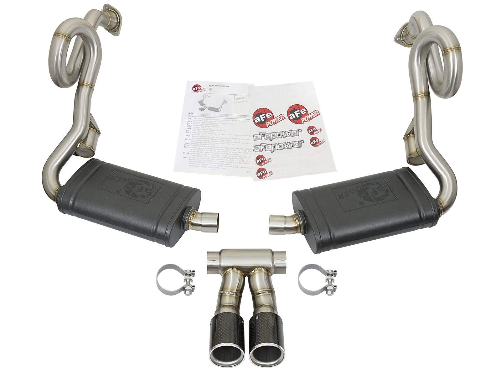 MACH Force-Xp aFe Power 49-36415-C 2" 304 Stainless Steel Cat-Back Exhaust System, 1 Pack