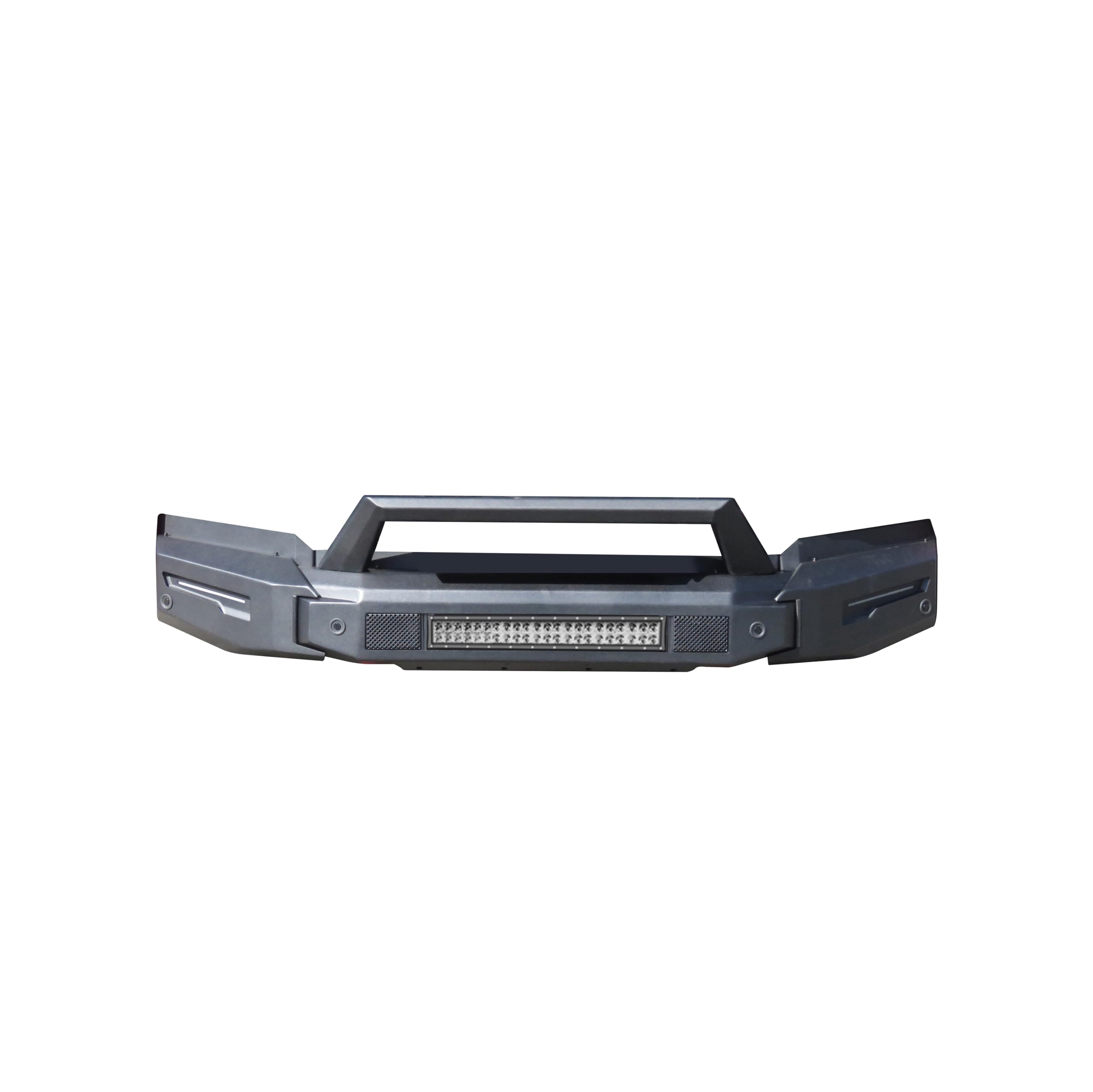 Armour II Black Horse Heavy Duty Modular Front Bumper Modular Matte Black Compatible with 2019-2021 Chevrolet Silverado 1500-AFB-SI20-K1