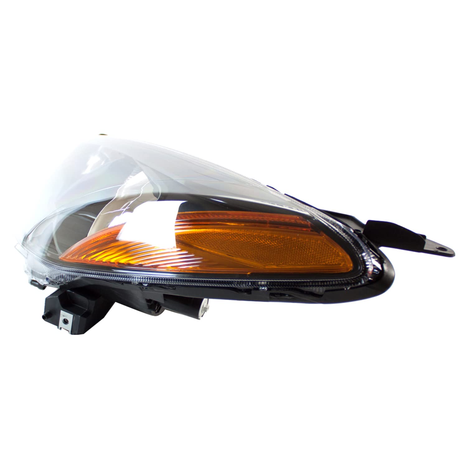 Left TYC Headlight Assembly Compatible with 2011-2014 Mazda Mazda2