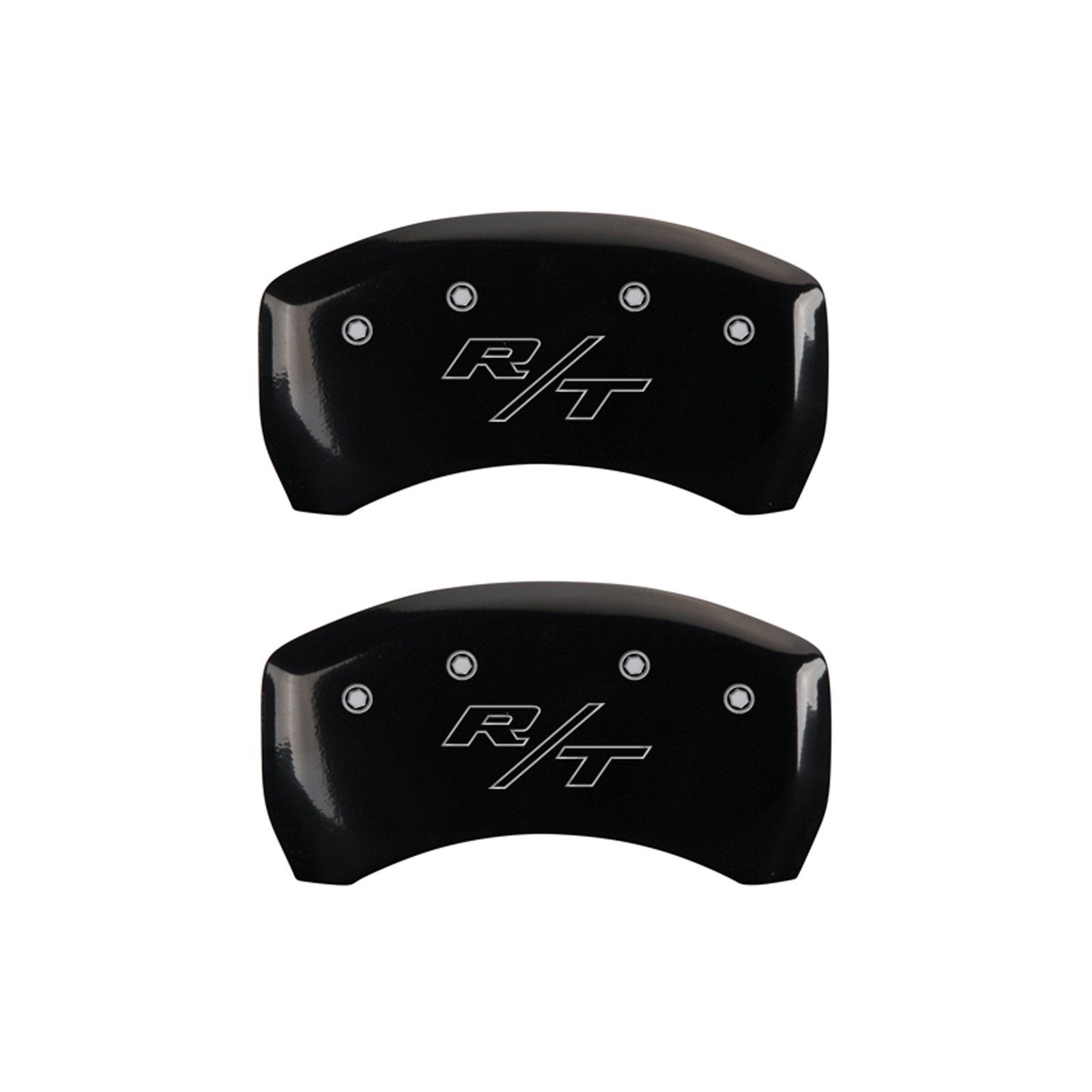 Caliper Covers MGP 12001SCBRBK with Black Powder Coat Finish, (Set of 4)