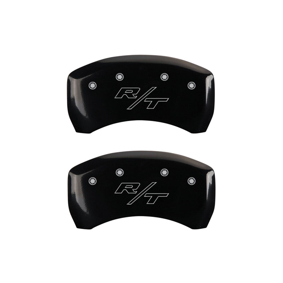 Caliper Covers MGP 12001SCBRBK with Black Powder Coat Finish, (Set of 4)