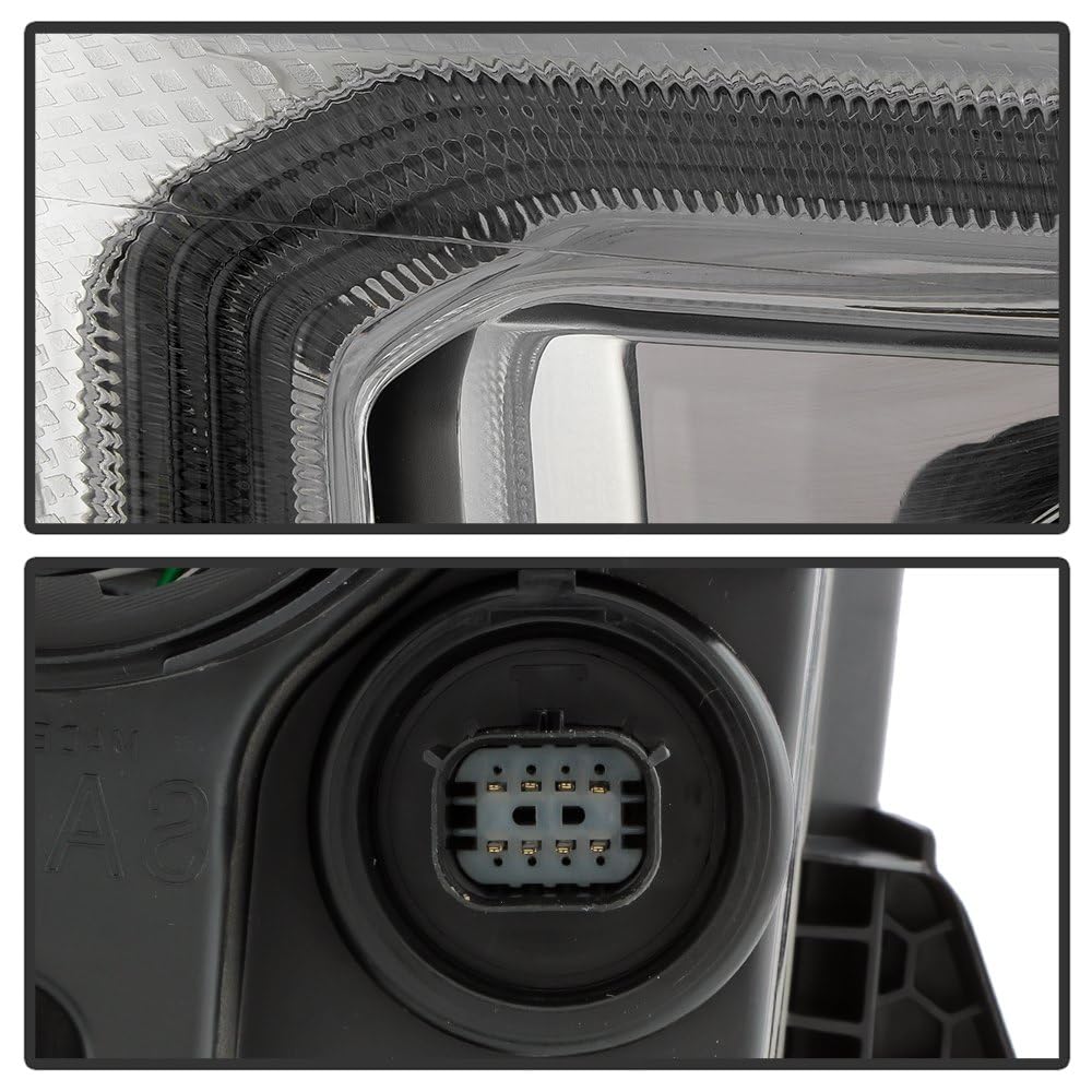 GMC Yukon & Yukon XL 2015-2020 Spyder (POE) Halogen Only w/LED DRL & Signal Projector Headlight - Low Beam-H11(Included) ; High Beam-HB3(Included) ; - OE Right