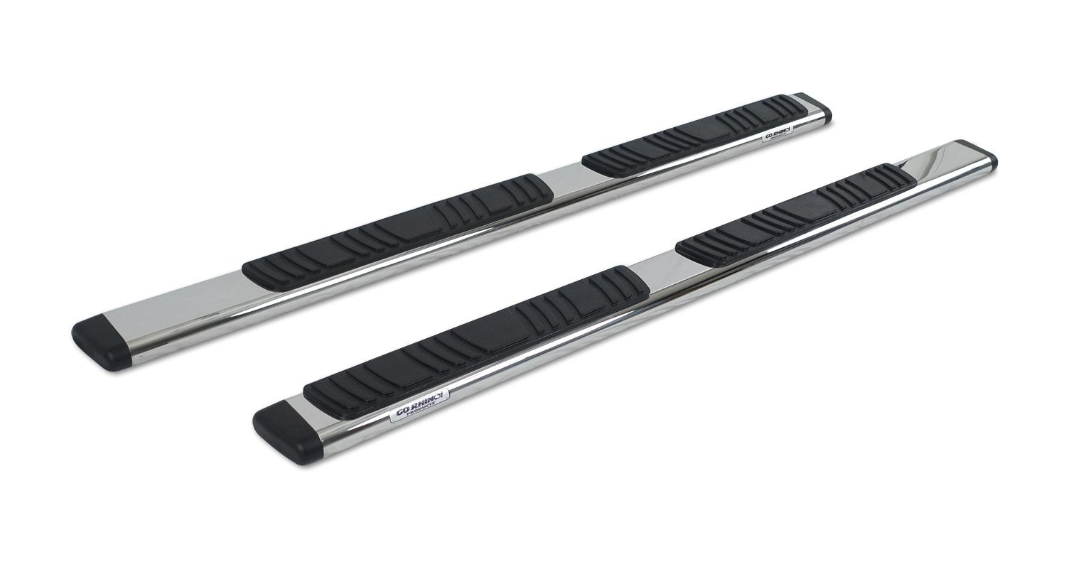 5" Go Rhino OE Xtreme Low Profile SideSteps | 75", Stainless Steel, Polished | 650075PS