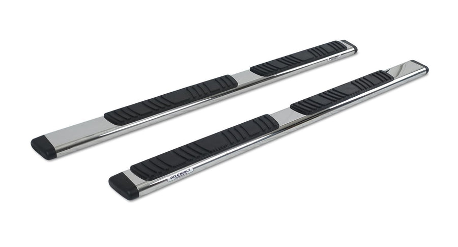 5" Go Rhino OE Xtreme Low Profile SideSteps | 75", Stainless Steel, Polished | 650075PS