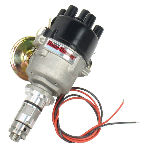 Pertronix Flame-Thrower D7170618 Plug and Play Vacuum Electronic Distributor with Ignitor III Technology for British 4-Cylinder Engine