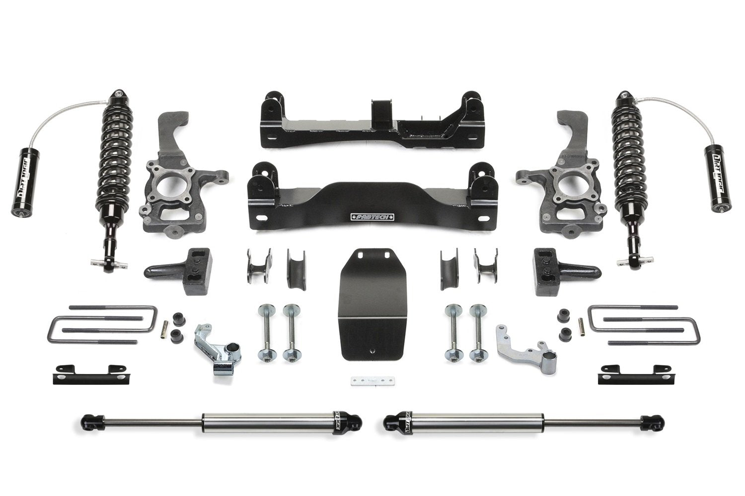 Fabtech Performance Lift System K2201DL 4 in. Lift w/Front Dirt Logic SS 2.5 Resi Coilovers Rear Dirt Logic SS Shocks Lift System