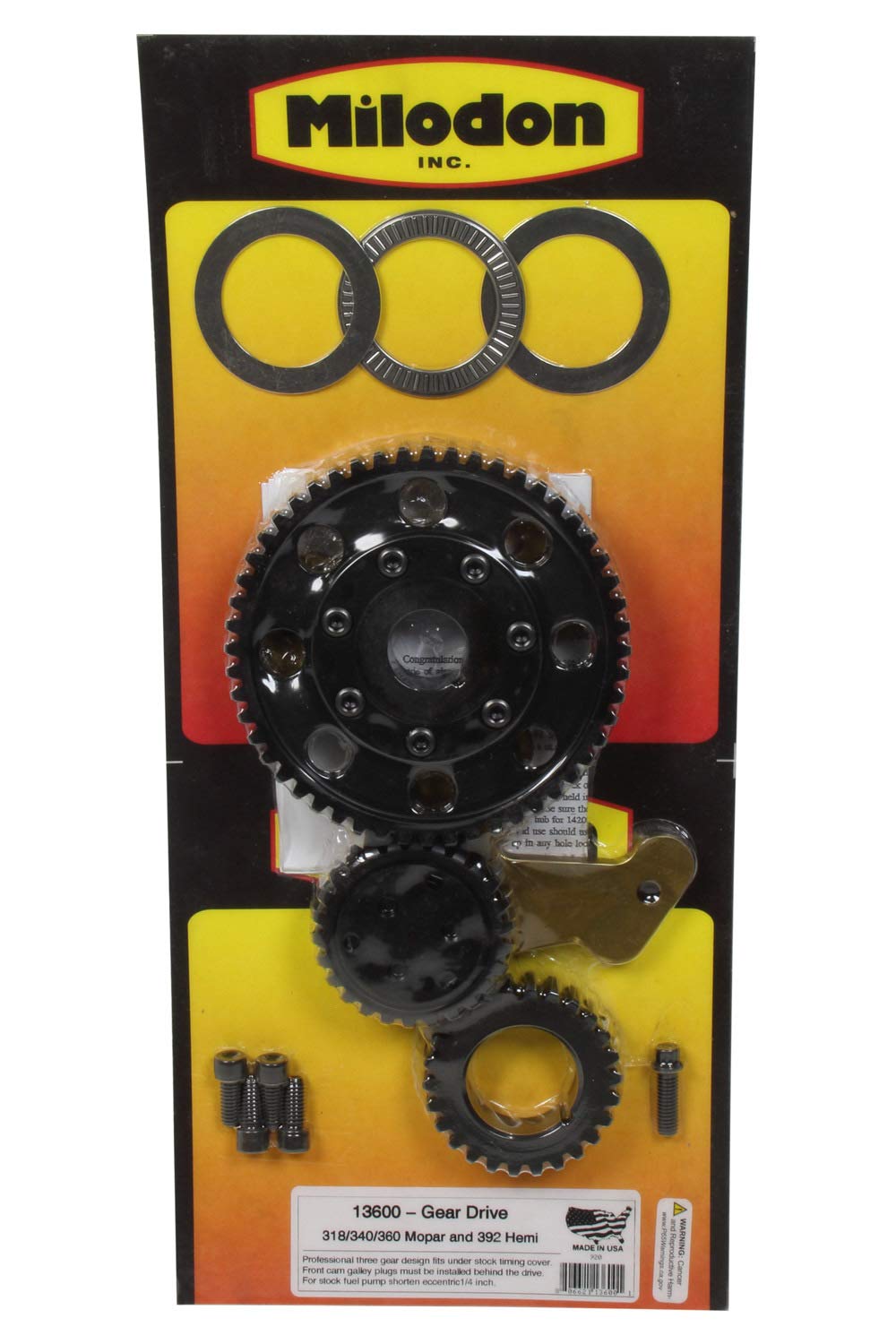 Gear Drive Assembly Milodon (13600)