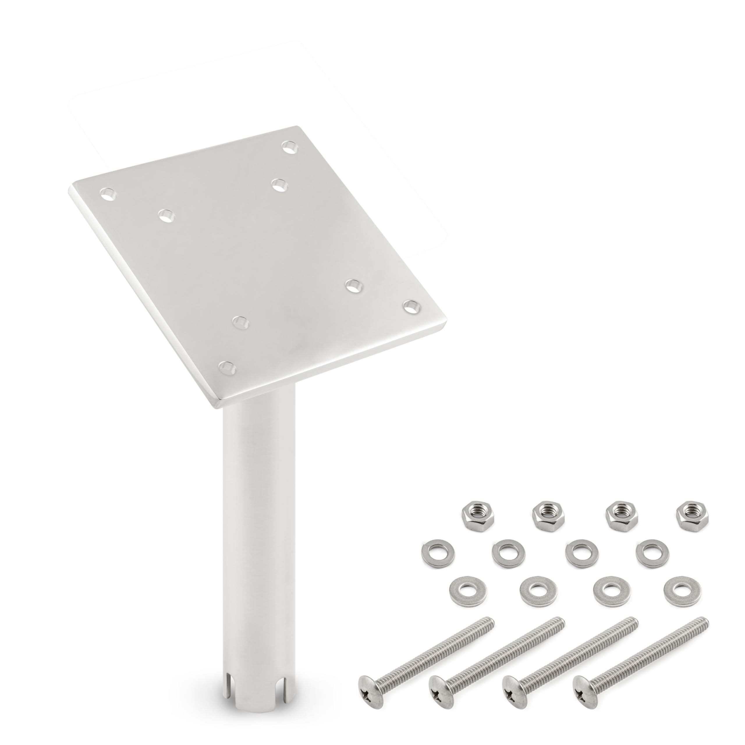 Gimbal Mount Cannon, Stainless Steel, for Downriggers and Boat Fishing – 9"