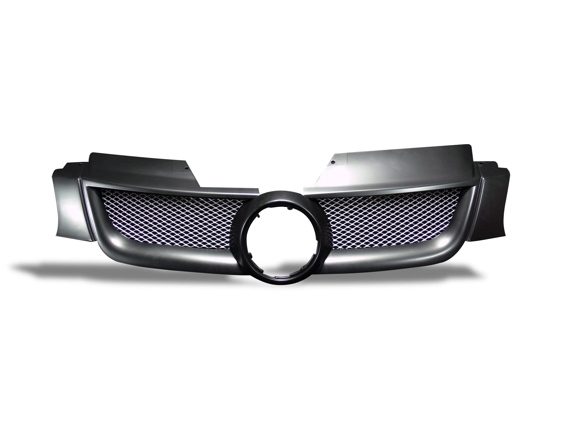 7150591 Armordillo USA Mesh Front Grill Grille - Gloss Black Fits 2006-2009 Volkswagen Rabbit